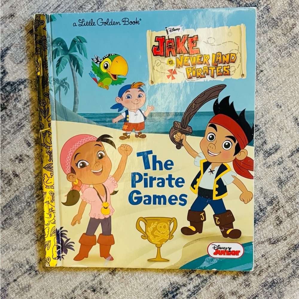 Little Golden Book Disney Jake and the Never Land Pirates